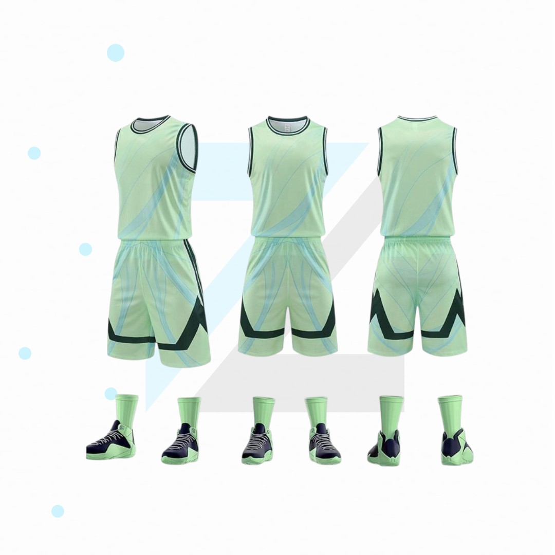 Court Flex Basketball Uniform | Custom Game Jersey & Shorts | Lightweight Pro Performance angle 3